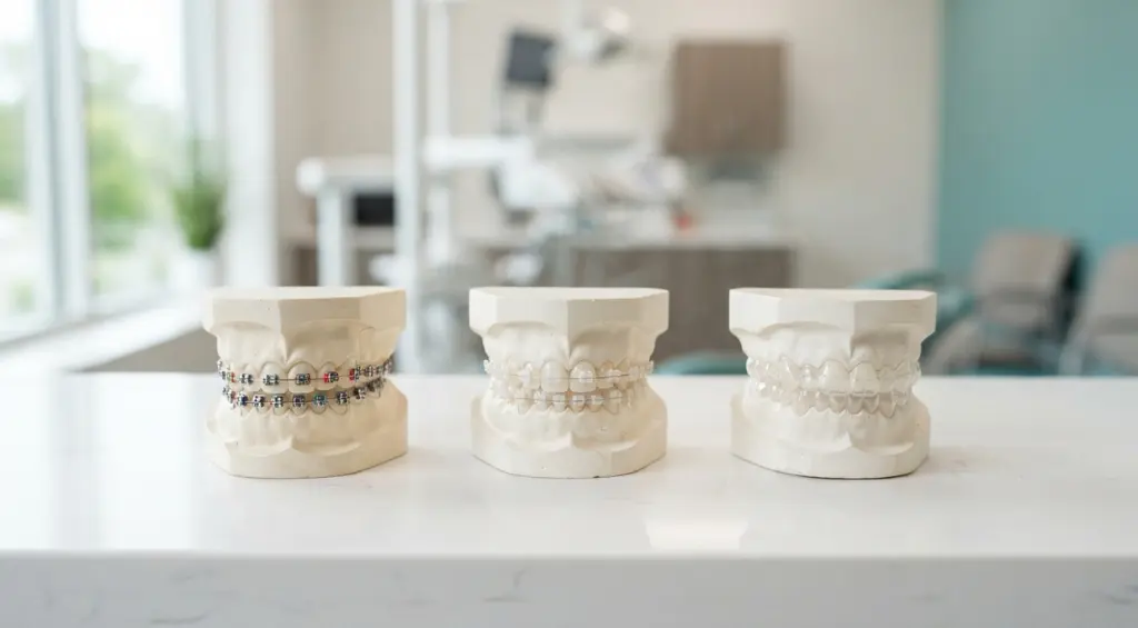 tipos de aparelho dentário